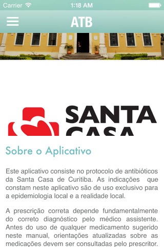 Guia de Antibióticos da Santa Casa screenshot 2