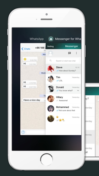 Messenger for WhatsApp Plus - 2 WhatsApps for free