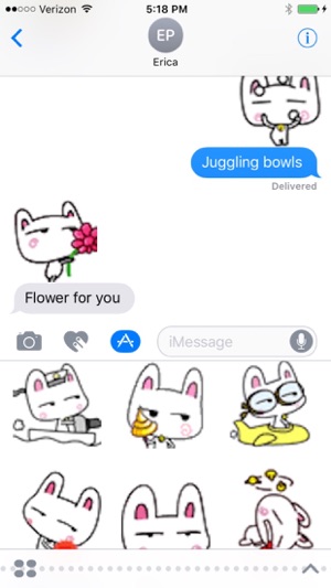 Animated Bunny Rabbit Emojis for iMessages(圖4)-速報App