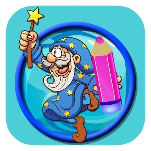 Fantastic Game Coloring Book For Wizard Version iOS App