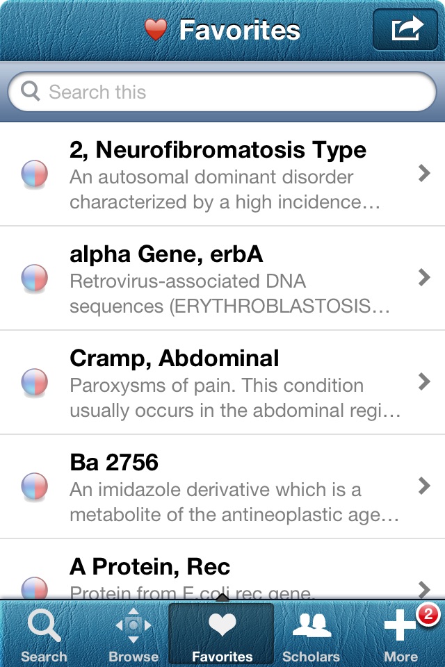 120,000 Medical Dictionary screenshot 2