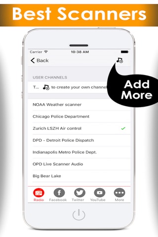 Police radio scanners - The best radio police scanner , Air traffic control , fire & weather scanner report from online radio stations screenshot 3