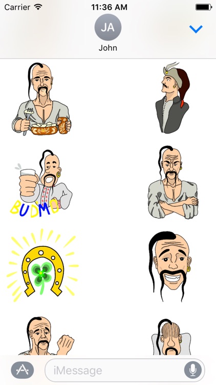 Ukrainian Cossack Stickers