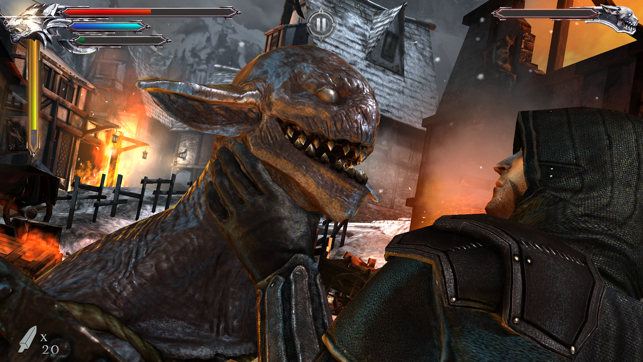 Đang miễn phí game Joe Dever's Lone Wolf trên iOS, phong cách như The Walking Dead
