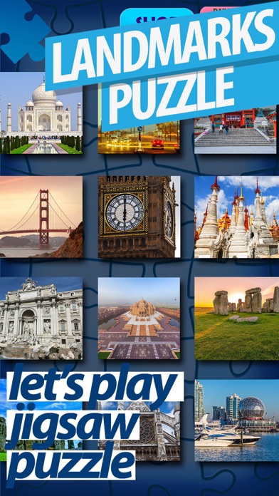 How to cancel & delete Landmarks Jigsaw Puzzles –  Best Free Fun.ny Game from iphone & ipad 1