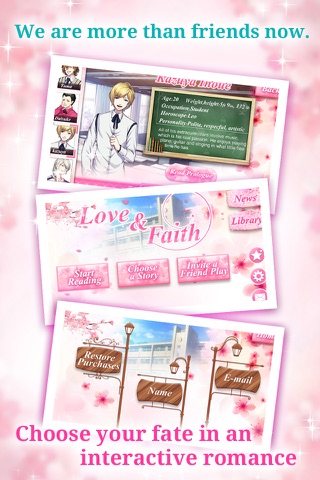 Love & Faith - Episode dating sim for teen girls screenshot 4