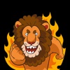 Lion Stickers - Wild Predator Emoji Set for Chat