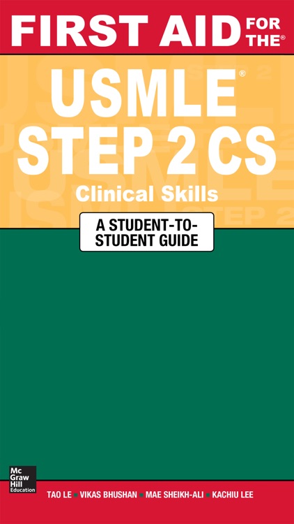 First Aid for the USMLE Step 2 CS, Fifth Edition