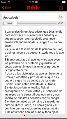 Screenshot 4 La Biblia de las Americas (Audio) iphone