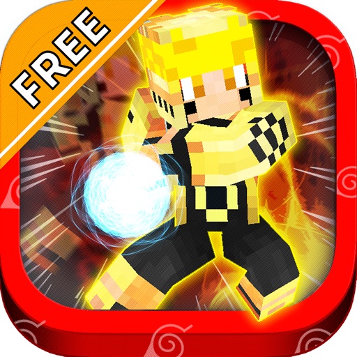 Anime Block Skins Running " For Naruto Shippuden " iOS App