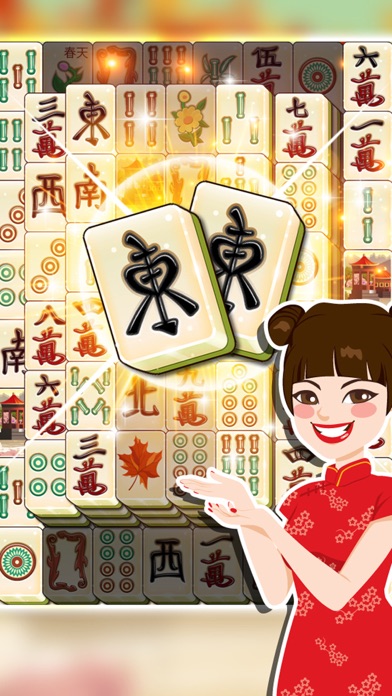 Mahjong Fall 3D - Classic Chinese Mahjongg Puzzle screenshot 2