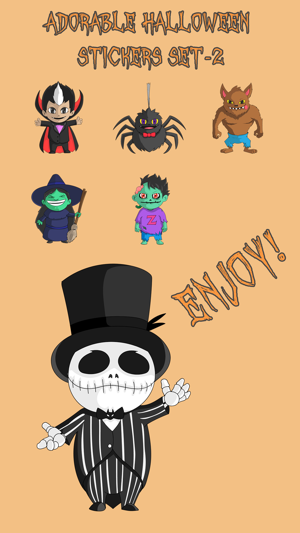 Adorable Halloween Stickers(圖2)-速報App