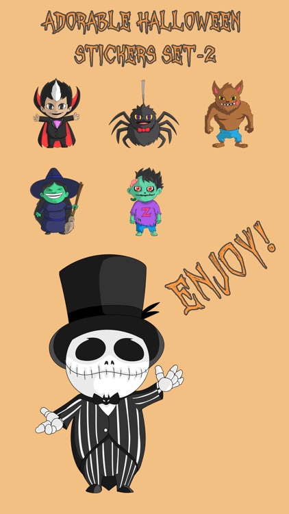 Adorable Halloween Stickers