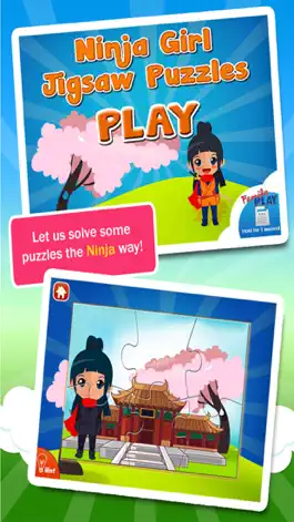 Game screenshot Ninja Girl Puzzles: Puzzle Games for Toddler mod apk