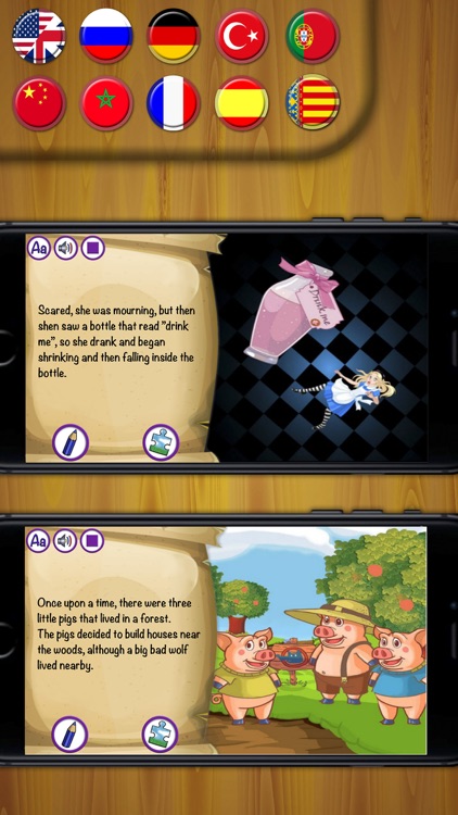 Classic fairy tales - interactive book for kids screenshot-3