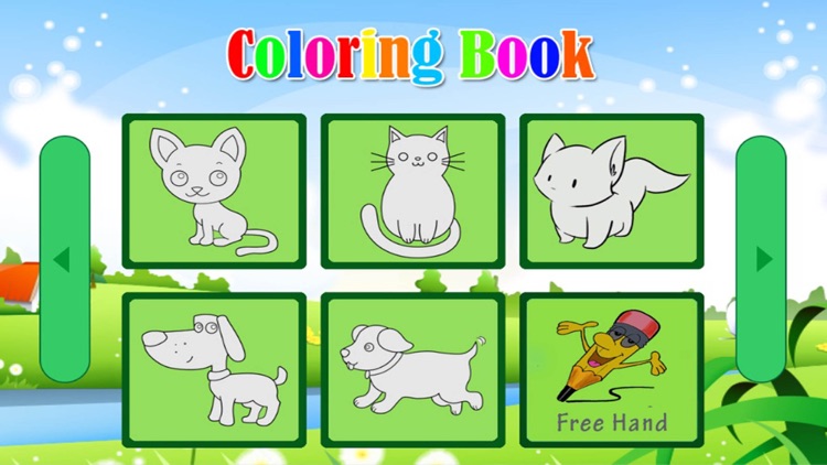 Mini Animals Pet Coloring book for kids