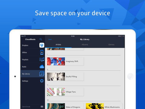 CloudBeats: Cloud Music Player screenshot 3
