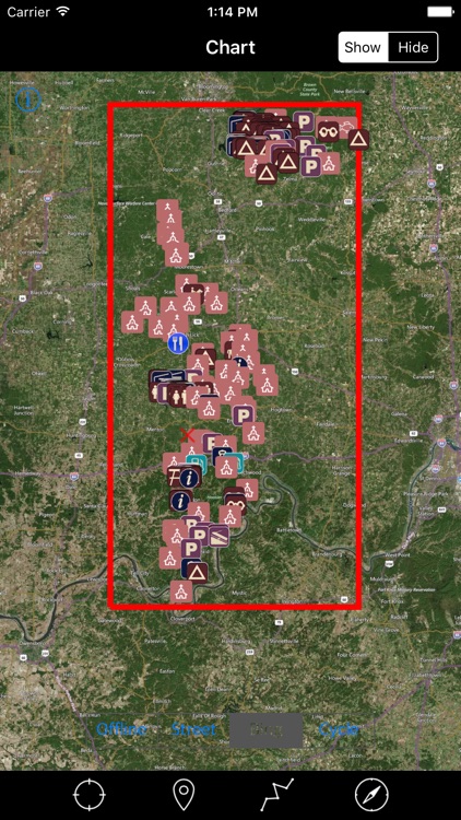 Hoosier National Forest – GPS Offline Navigator
