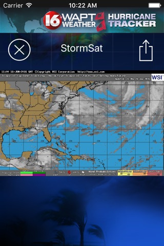 Hurricane Tracker 16 WAPT screenshot 2