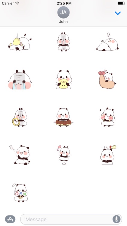 Panda And Friend Sticker