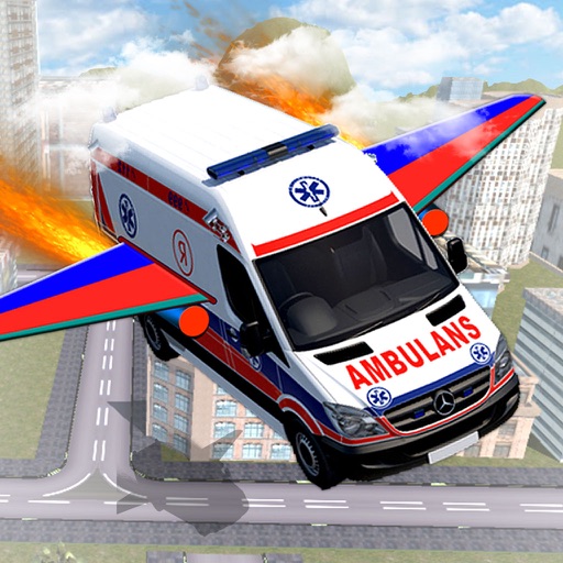 Ambulance Air Craft: Flying Car Driver Simulator iOS App