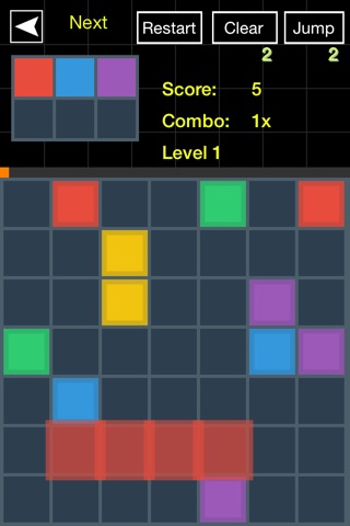 Move Connect : Match 4 Squares screenshot 2