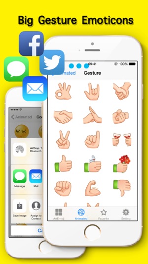 AA Emoji Keyboard - Animated Smiley Me Adult Icons(圖5)-速報App