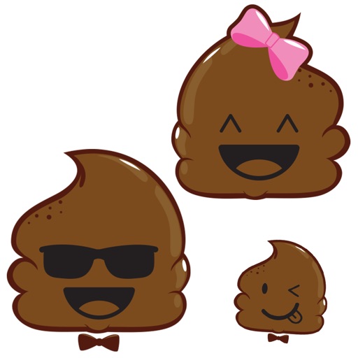 Poop Emoticons Stickers