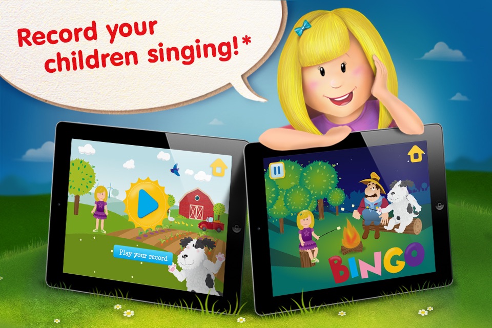 Bingo ABC: phonics nursery rhyme song for kids with karaoke games screenshot 2