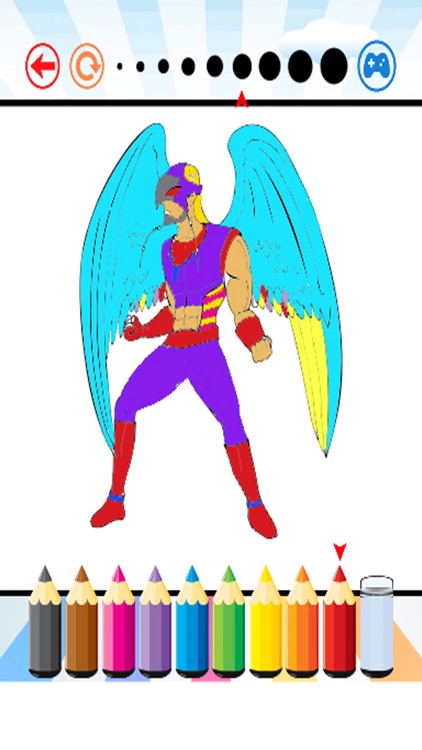 Total hero coloring book - for Kid