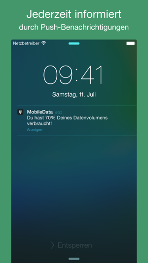 ‎MobileData - Datenverbrauch Screenshot