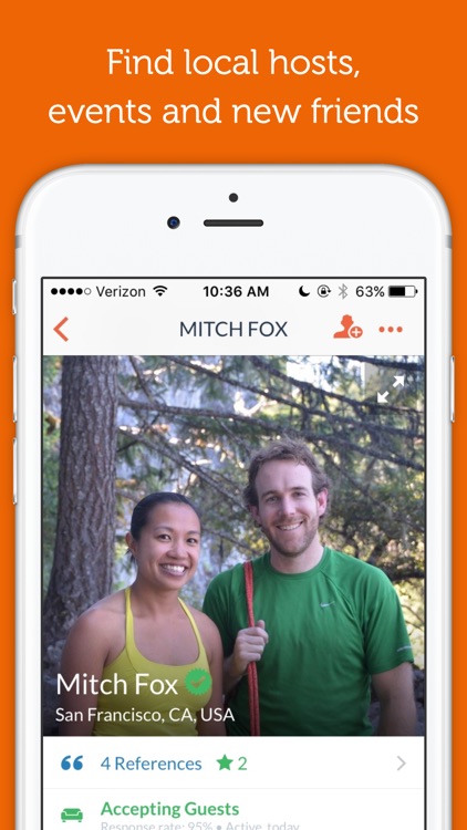 Couchsurfing Travel App