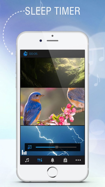 Sleep Pillow Sounds: rain, ocean, relaxing nature screenshot-3