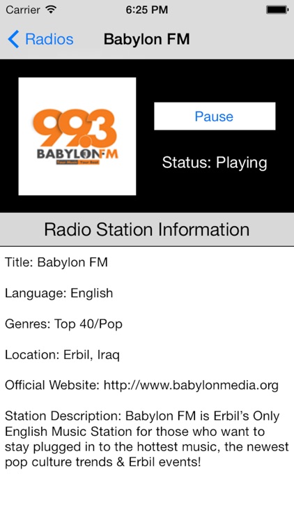 Iraq Radio Live Player (Arabic / Kurdish / Kurdî /عربي ,عربى / کوردی / العربية راديو) screenshot-3