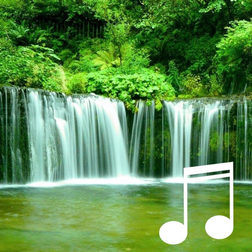 Water Sounds relaxation: Wilderness stream and healing sounds of flowing water icon