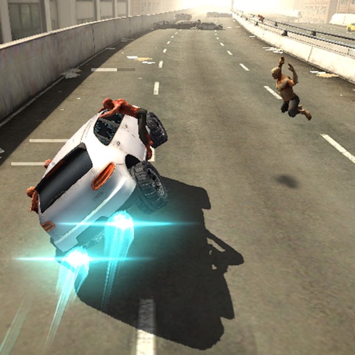 Racing Killing Zombies on Highway War 3D Icon