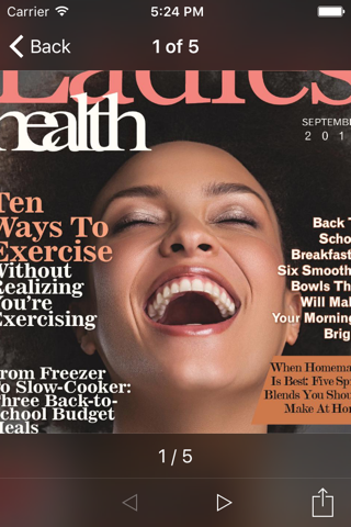 Ladies Health Magazine screenshot 2
