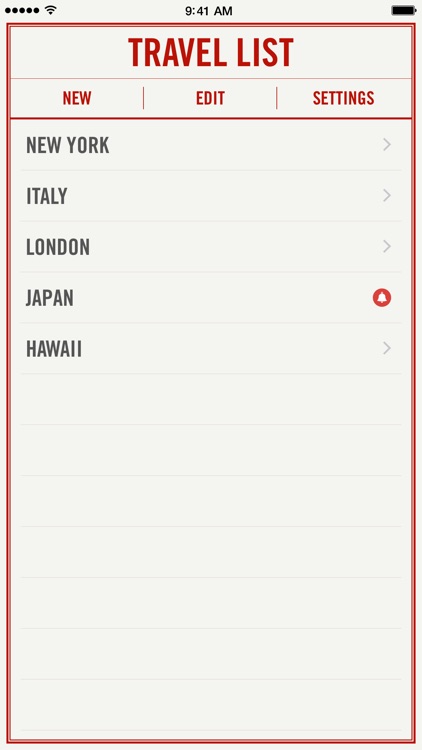 Travel List – Trip Packing
