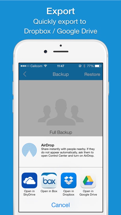 Easy Backup - Contacts Backup Assistant