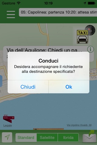 In Arrivo Express - buses and taxis on your map screenshot 3