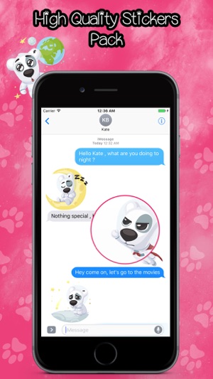 Puppy In Space Stickers Pack for iMessage(圖3)-速報App