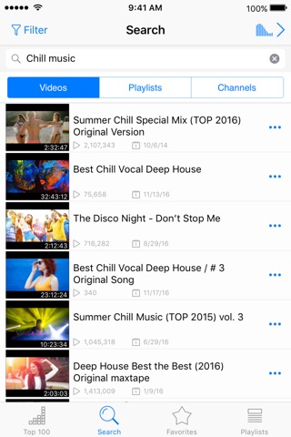 Music Player Pro for YouTube & Mp3 Song Streamer screenshot 3