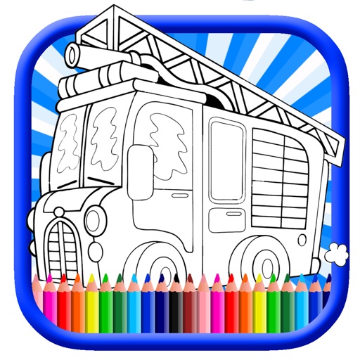 Speed Driving Truck Simulator Coloring Page Game iOS App