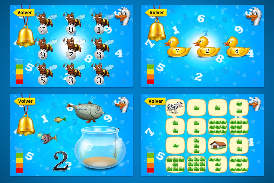 juegos preescolares para aprender los números screenshot 3