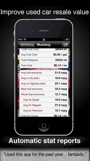 Car Care - fuel economy & service tracking(圖4)-速報App