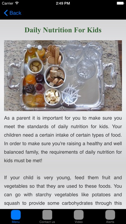 Healthy Nutrition for Kids