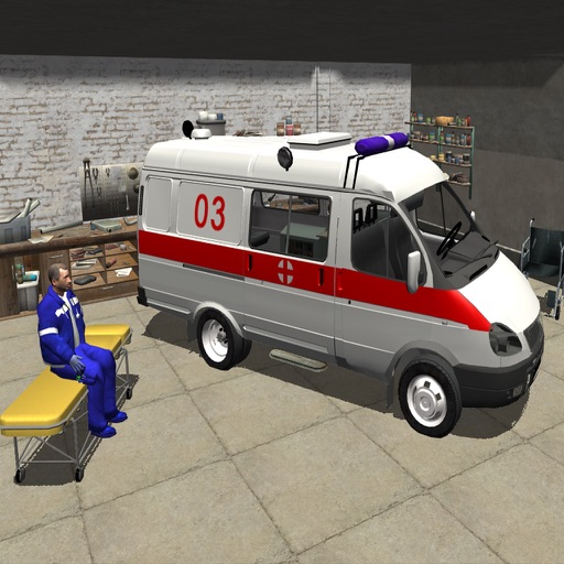 City Ambulance Rescue Driver 2017 Icon