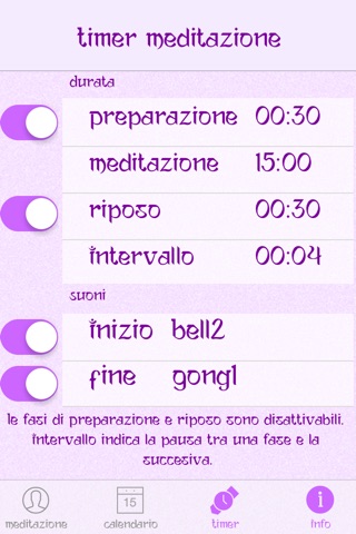 Timer Meditazione screenshot 3