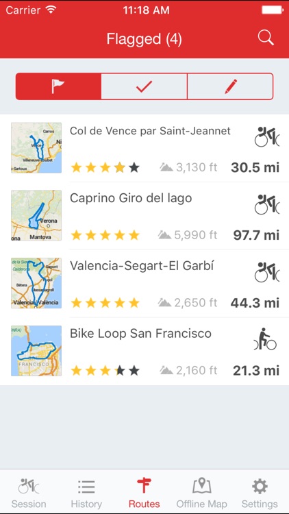 Runtastic Road Bike GPS Cycling Route Tracker PRO screenshot-4
