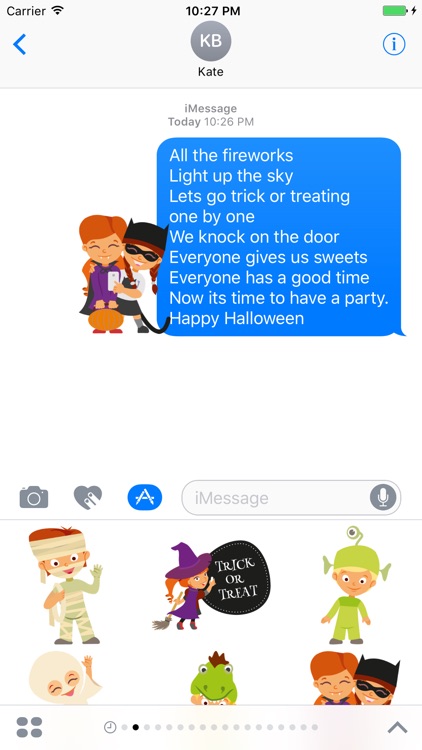 Crazy Halloween Sticker for iMessage #6